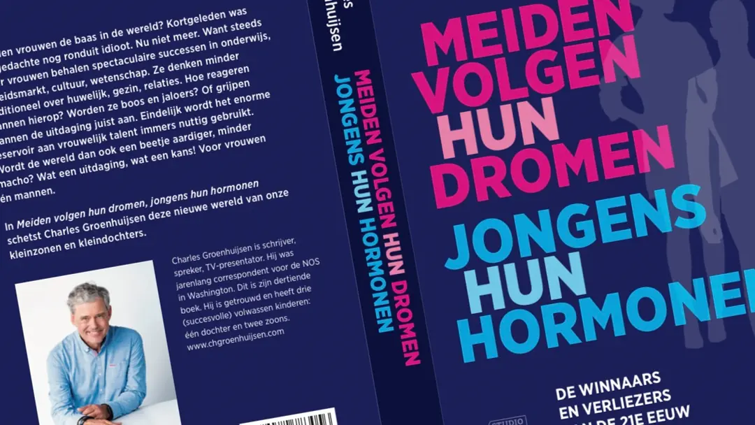 Charles Groenhuijsen met nieuw boek en lezing: ‘Meiden volgen hun dromen, jongens hun hormonen’